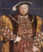 HOLBEIN, Hans the Younger Portrait of Henry VIII dg oil on canvas